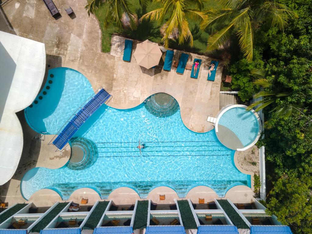 Bazén v ubytování Dunama Hotel nebo v jeho okolí