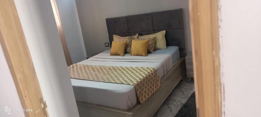 Postel nebo postele na pokoji v ubytování Residence Anas Kelibia