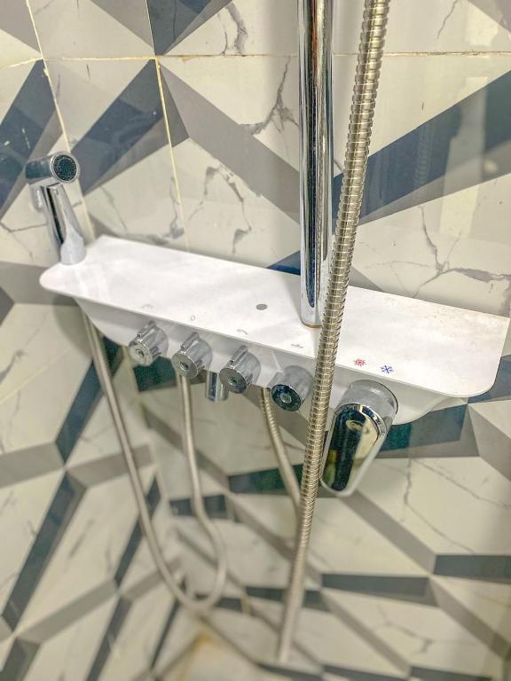Koupelna v ubytování Algara Puncak Hotel