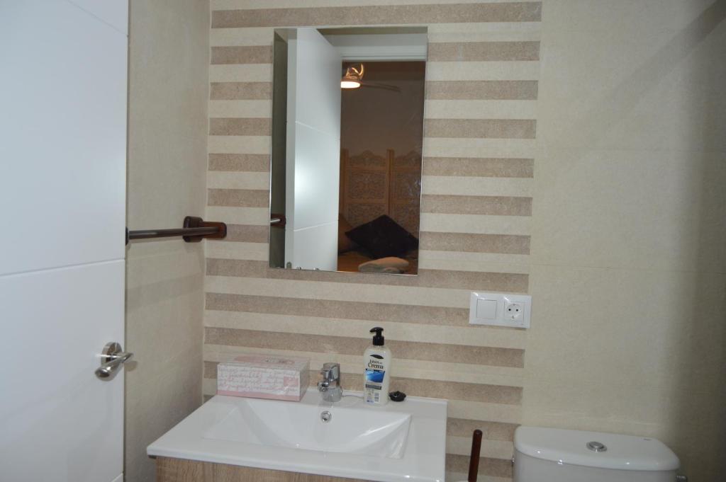 A bathroom at ALCAZAR VIEJO SUITE Tourist Córdoba