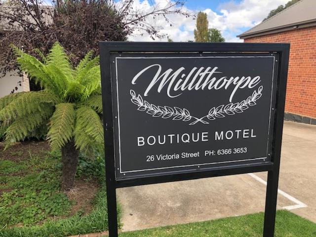 Certifikát, hodnocení, plakát nebo jiný dokument vystavený v ubytování Millthorpe Motel