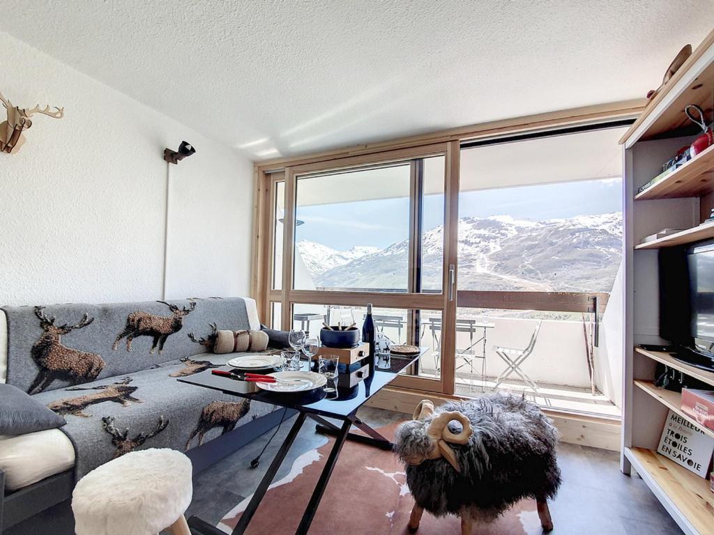 Appartement moderne 3 pièces, ski aux pieds, balcon, vue exceptionnelle - FR-1-344-1121