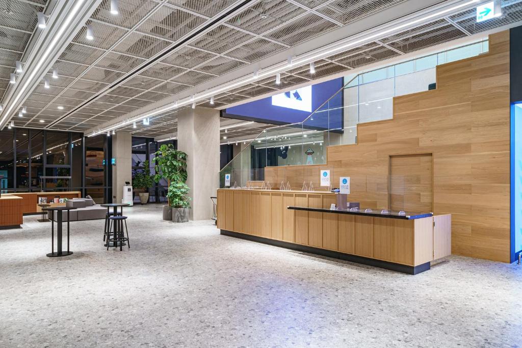 Vstupní hala nebo recepce v ubytování Take Hotel Seoul Gwangmyeong