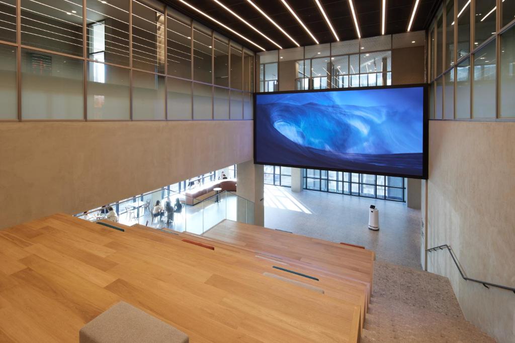 TV a/nebo společenská místnost v ubytování Take Hotel Seoul Gwangmyeong