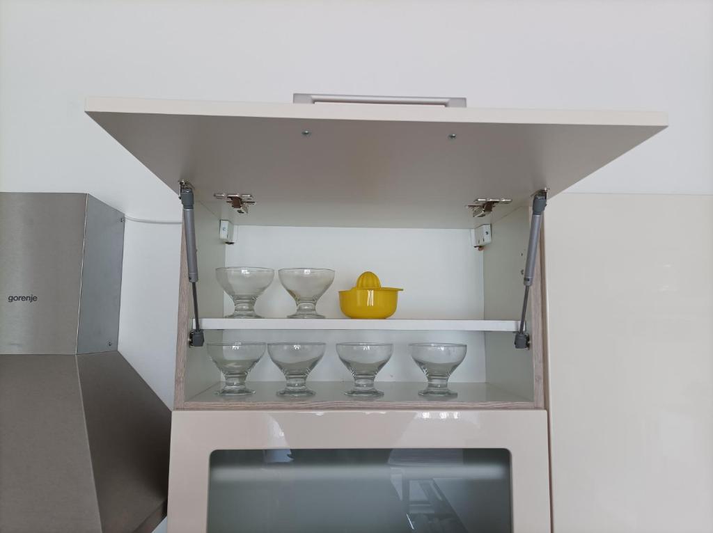 Kuchyňa alebo kuchynka v ubytovaní Apartman Periska