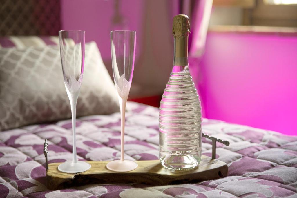 Postel nebo postele na pokoji v ubytování Agriturismo Il Dolce Vivere