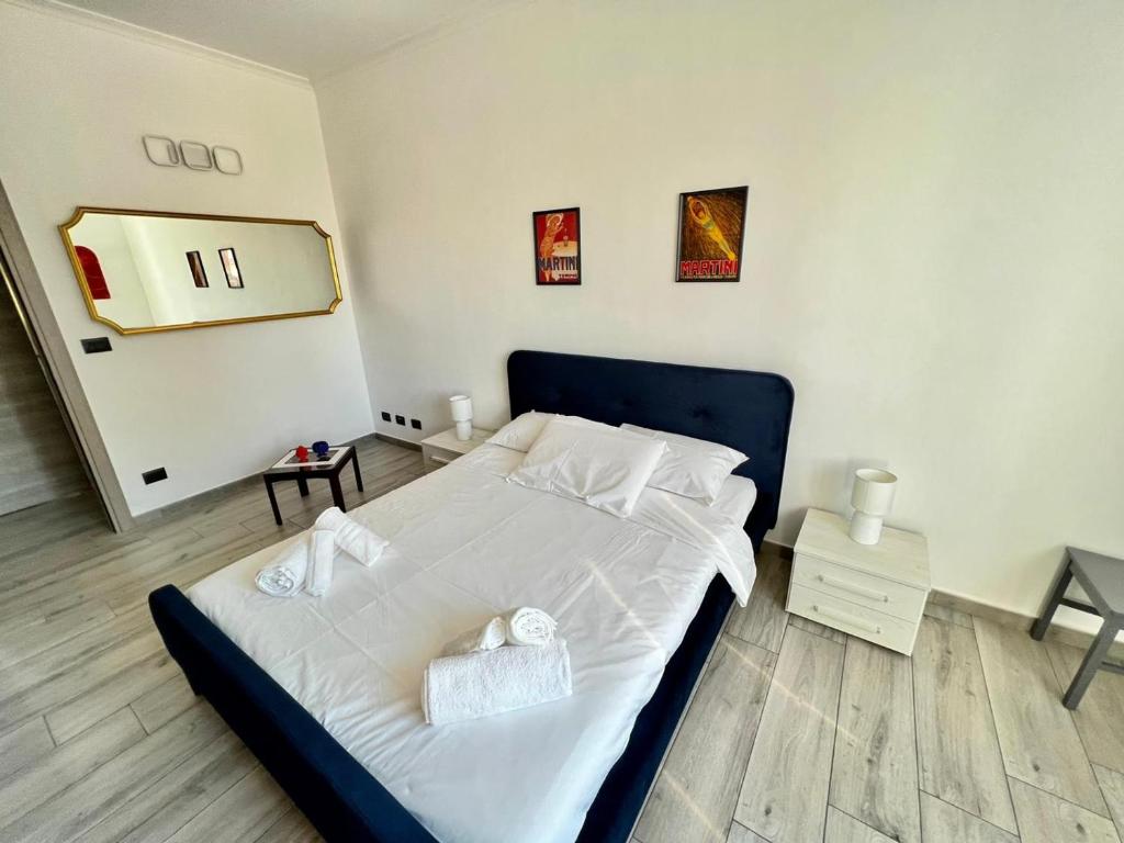 Posteľ alebo postele v izbe v ubytovaní Incredibile Appartamento Fronte Mole