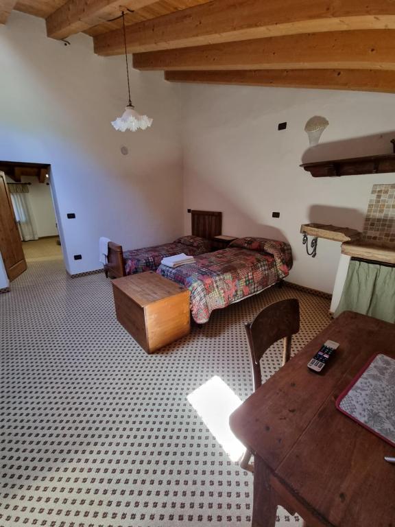 Posezení v ubytování Trattoria Albergo all'Alpino