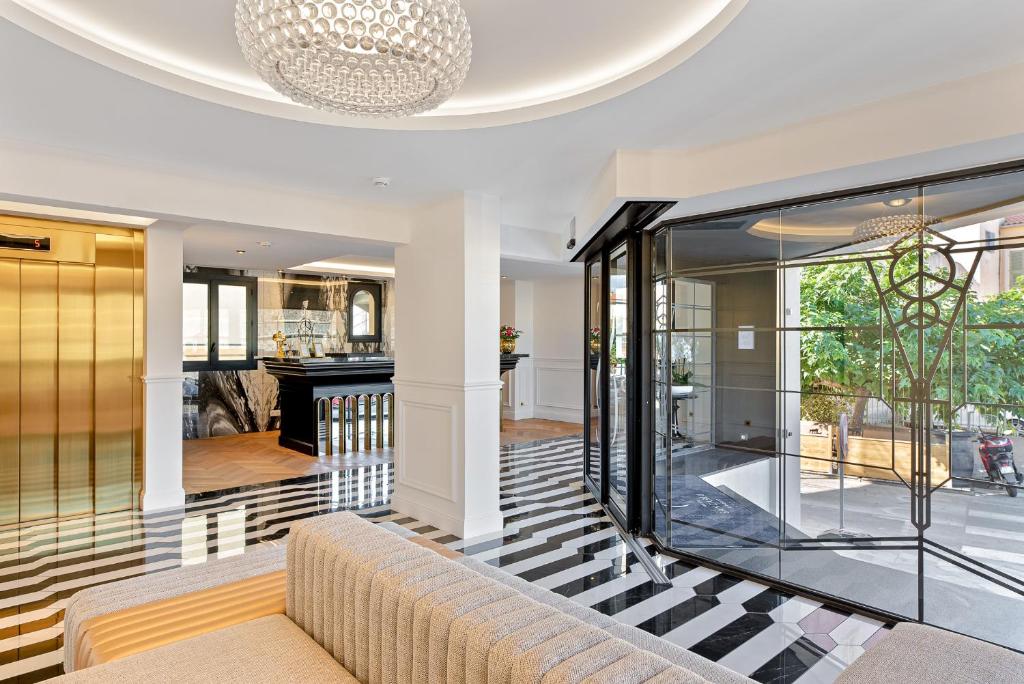 Posezení v ubytování Hotel San Carlu Citadelle Ajaccio