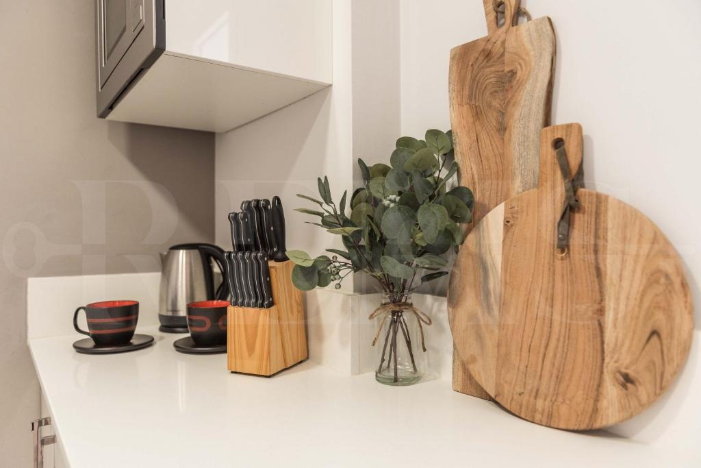 Coffee and tea making facilities at Sunny & modern apartment - Center by REMS