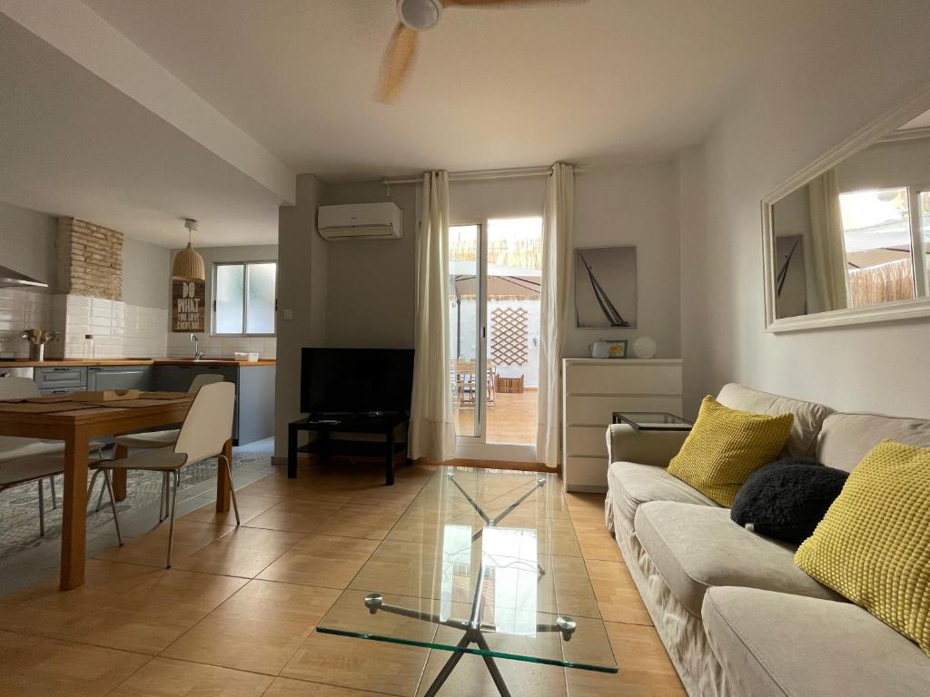 Posezení v ubytování 2 Apartamento TERRAZA Free Wifi