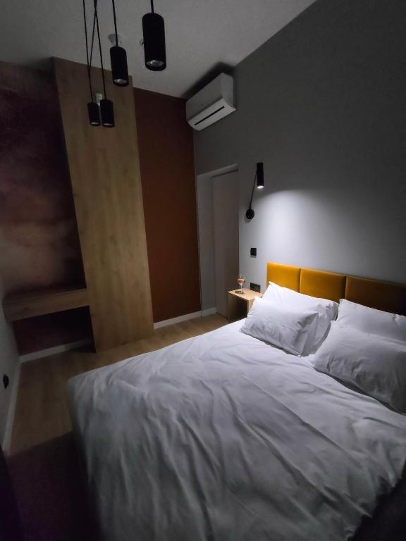 Postel nebo postele na pokoji v ubytování Willa Kryniczanka