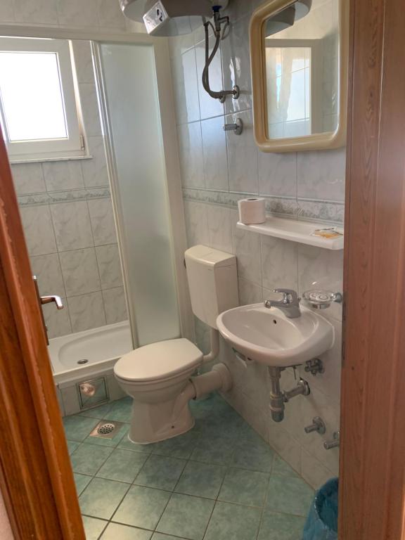 Koupelna v ubytování Room Ivana