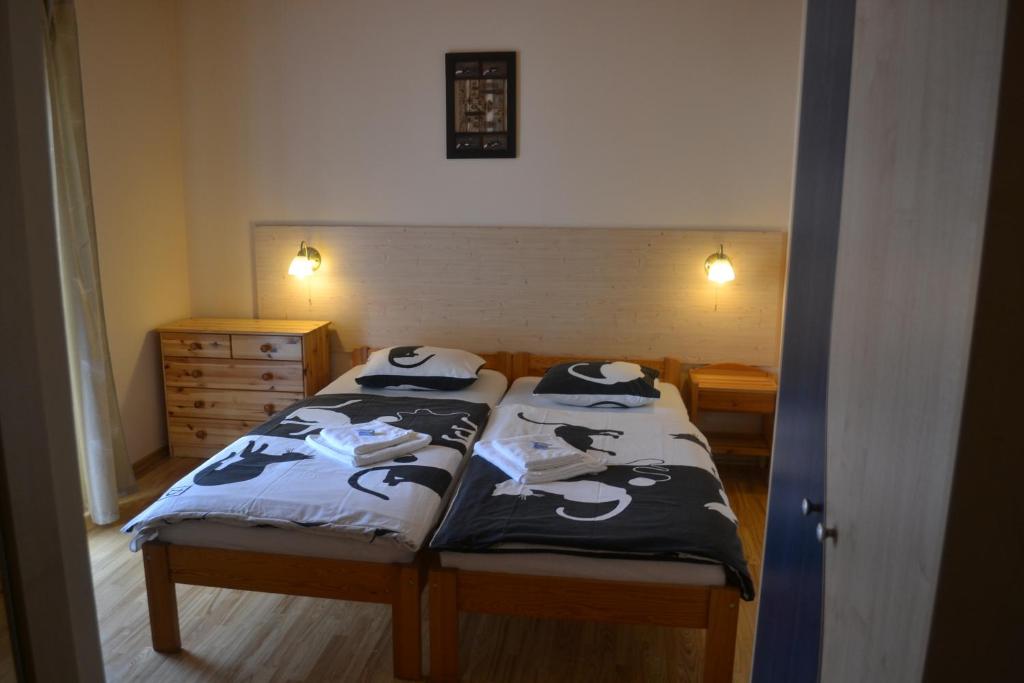 Postel nebo postele na pokoji v ubytování Mariu Krantas