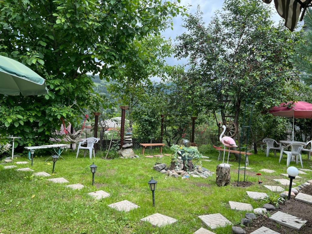 Zahrada ubytování Sweet Home