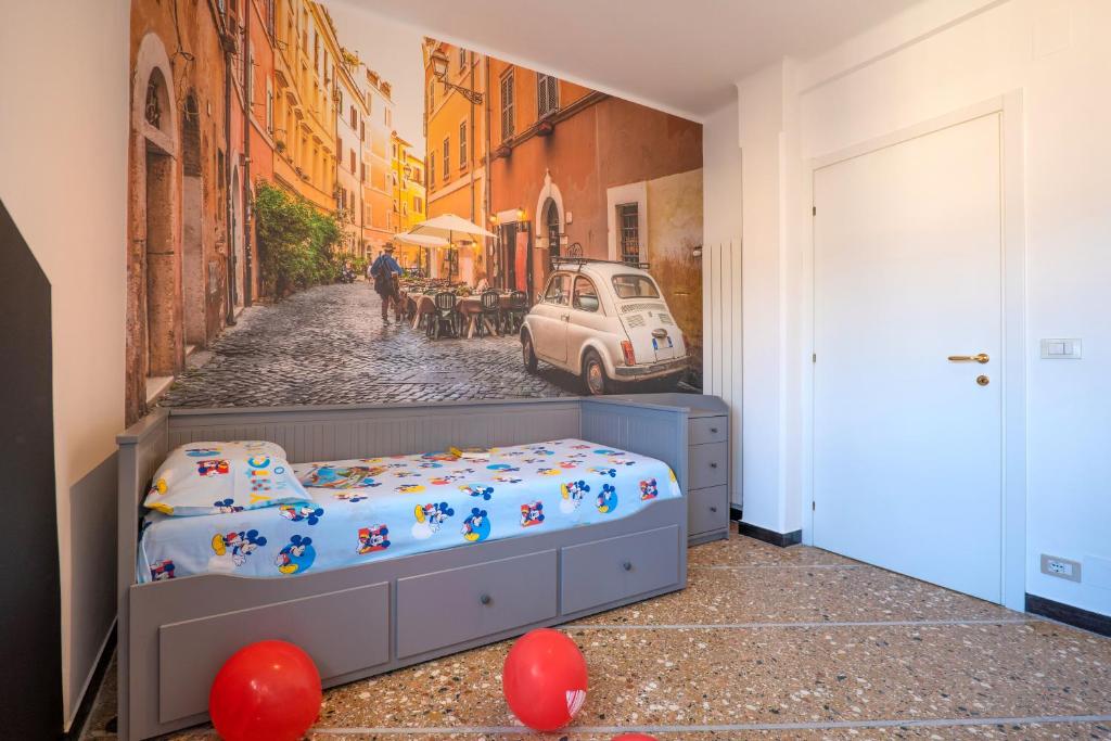 Posteľ alebo postele v izbe v ubytovaní Babyaccomodation Family Heaven