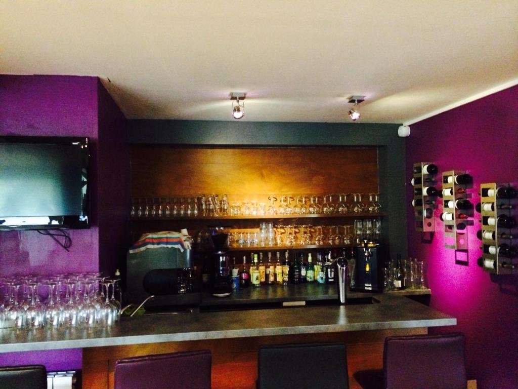Lounge nebo bar v ubytování Fasthotel Dunkerque