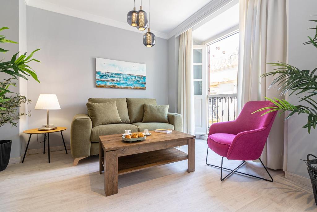 Część wypoczynkowa w obiekcie Malaga Center Flat - SoHo Center Apartments