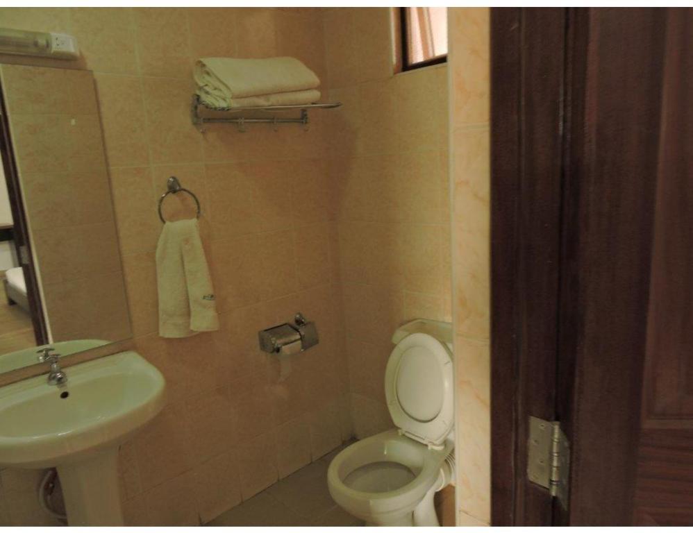 Koupelna v ubytování Sky Hotel Nairobi