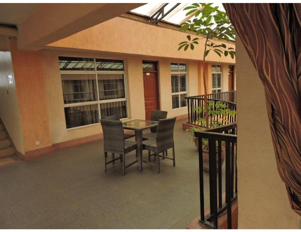 Balkón nebo terasa v ubytování Sky Hotel Nairobi