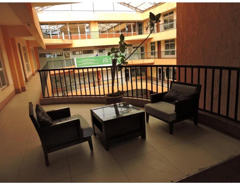 Balkón nebo terasa v ubytování Sky Hotel Nairobi