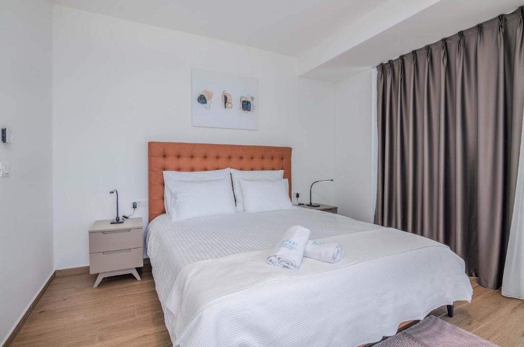 Łóżko lub łóżka w pokoju w obiekcie 270 Panorama Kvarner