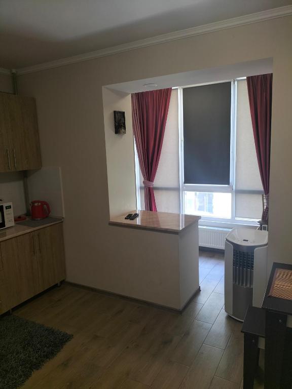 Kuchyň nebo kuchyňský kout v ubytování ALIANCE апартамети в центрі міста.