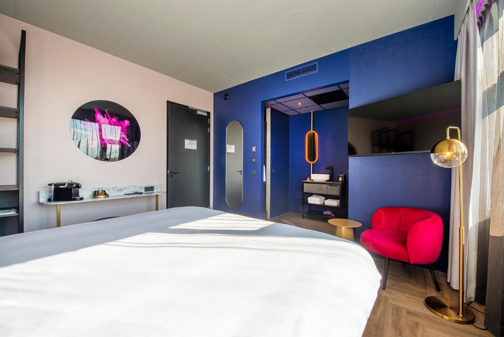 Postel nebo postele na pokoji v ubytování Hotel VIC