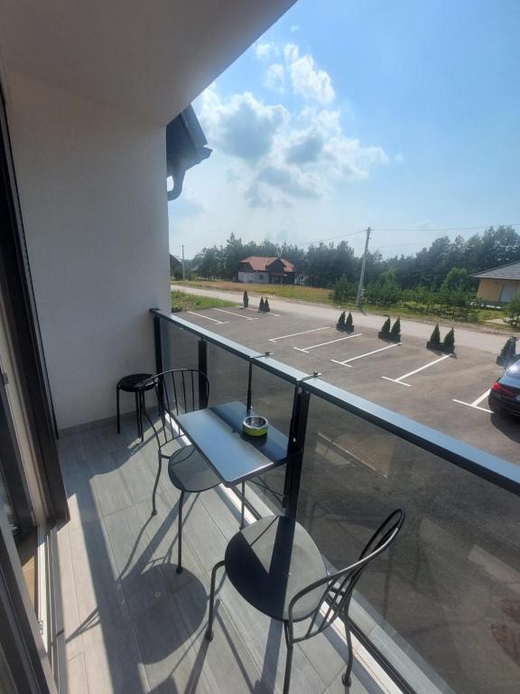 Uma varanda ou terraço em Apartlux Helena1