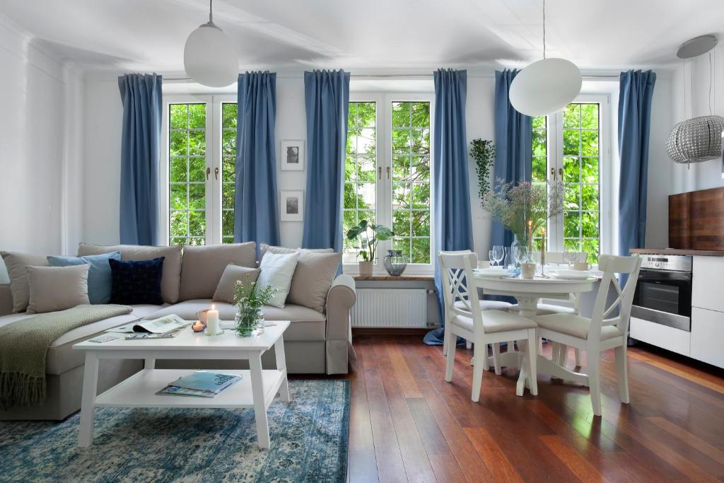 Et opholdsområde på Elite Apartments Hamptons Old Town