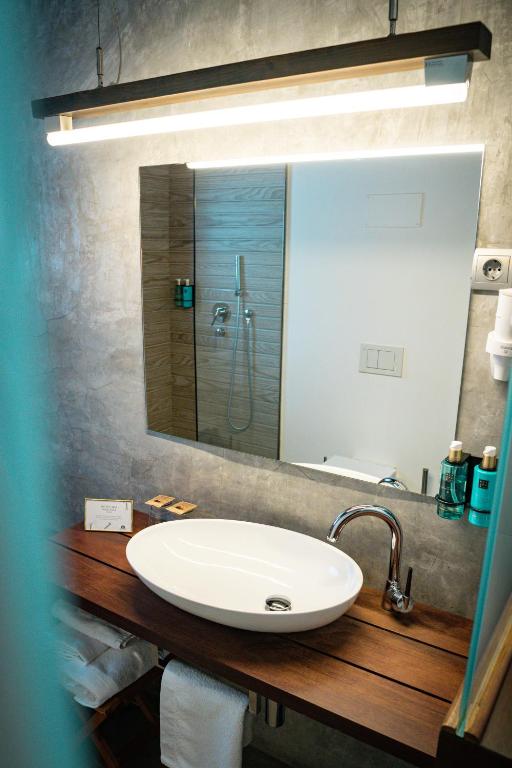 Koupelna v ubytování Hotel Mas Mariassa