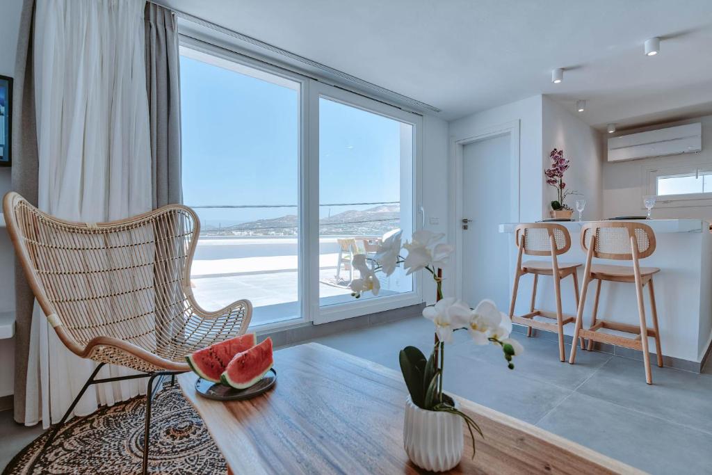 Posezení v ubytování Nautica suites - Grand Suite with jacuzzi