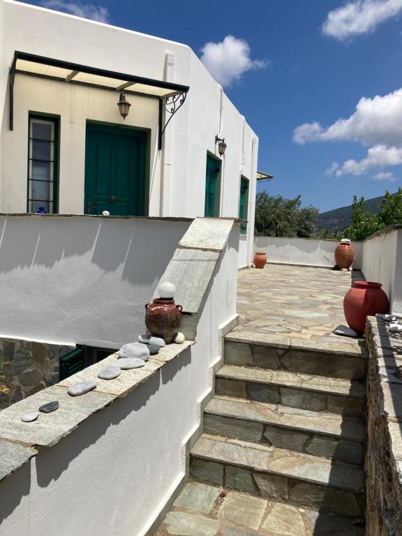 Balkon lub taras w obiekcie AGKYRA Rooms (Love)