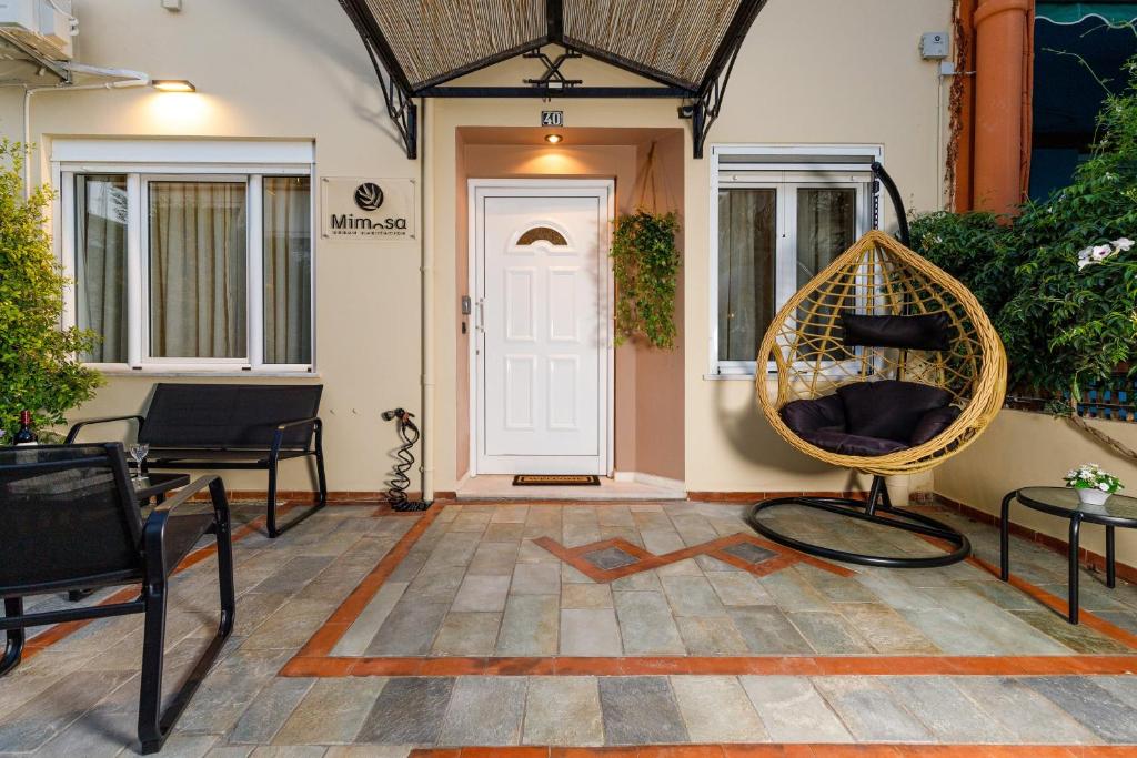Patio nebo venkovní prostory v ubytování Mimosa Urban Habitation