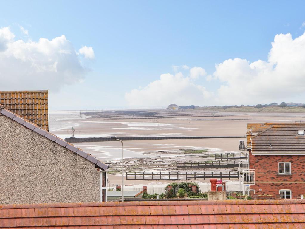 a view of the ocean from a building at Ty Uchaf in Rhyl