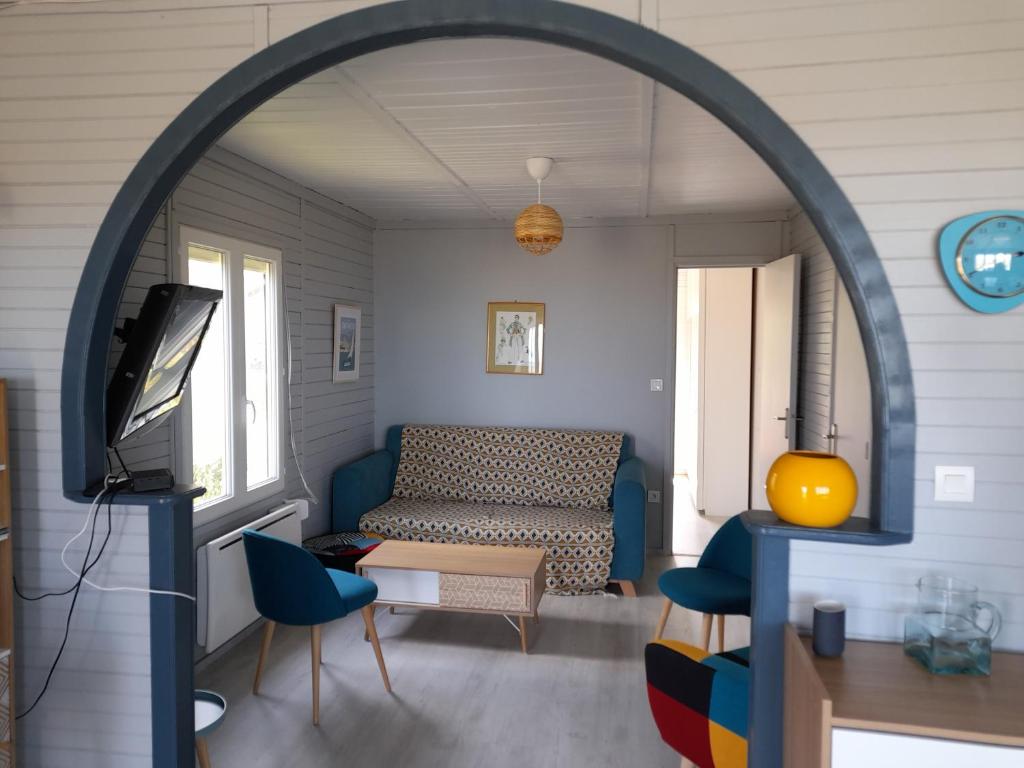 Posedenie v ubytovaní Maison les pieds dans la mer