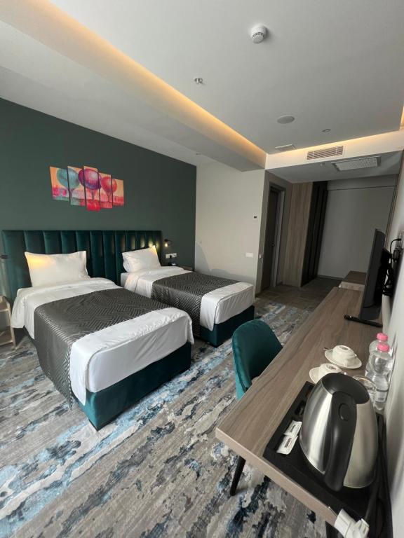 Postel nebo postele na pokoji v ubytování Hotel Address 9D
