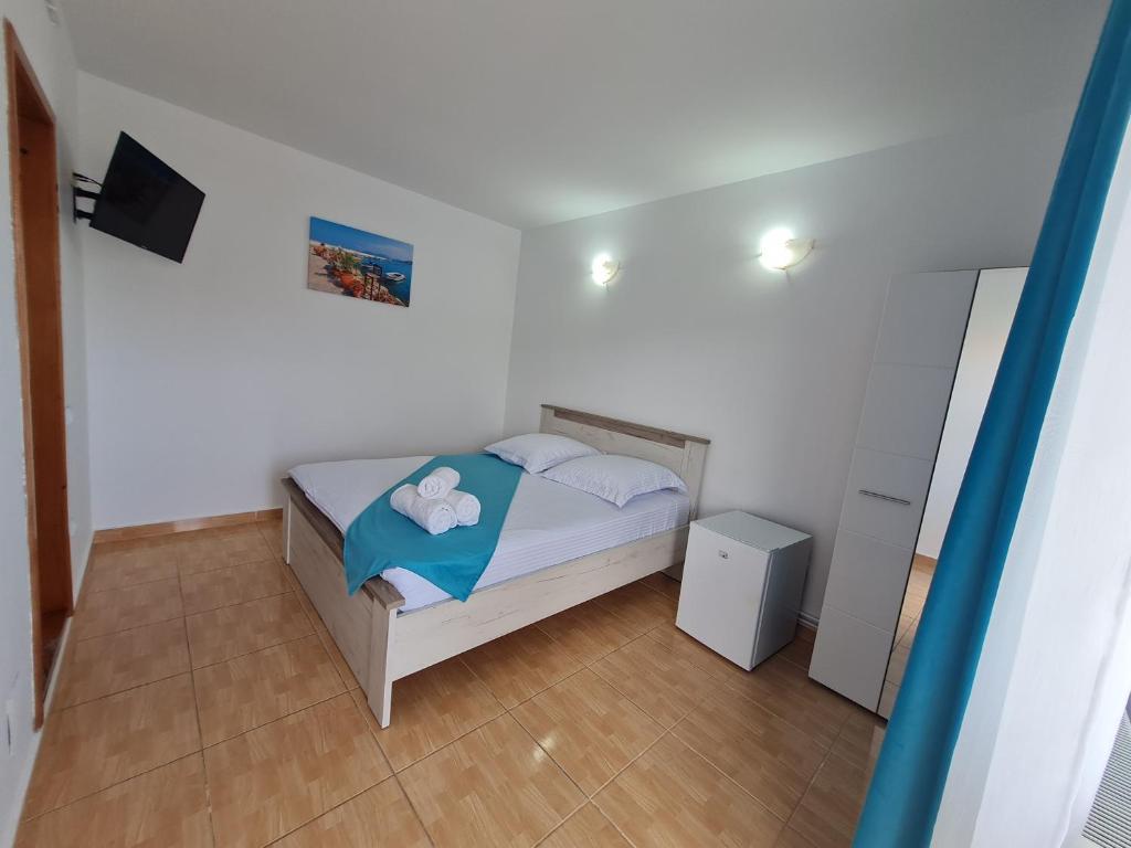 Postel nebo postele na pokoji v ubytování Casa Nicola