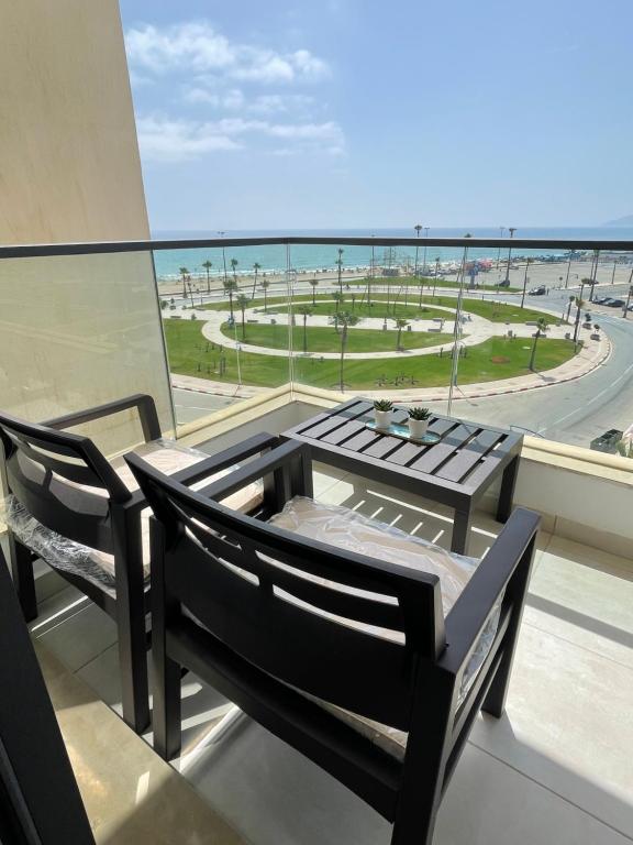 Balkón nebo terasa v ubytování Appartement luxe martil only family