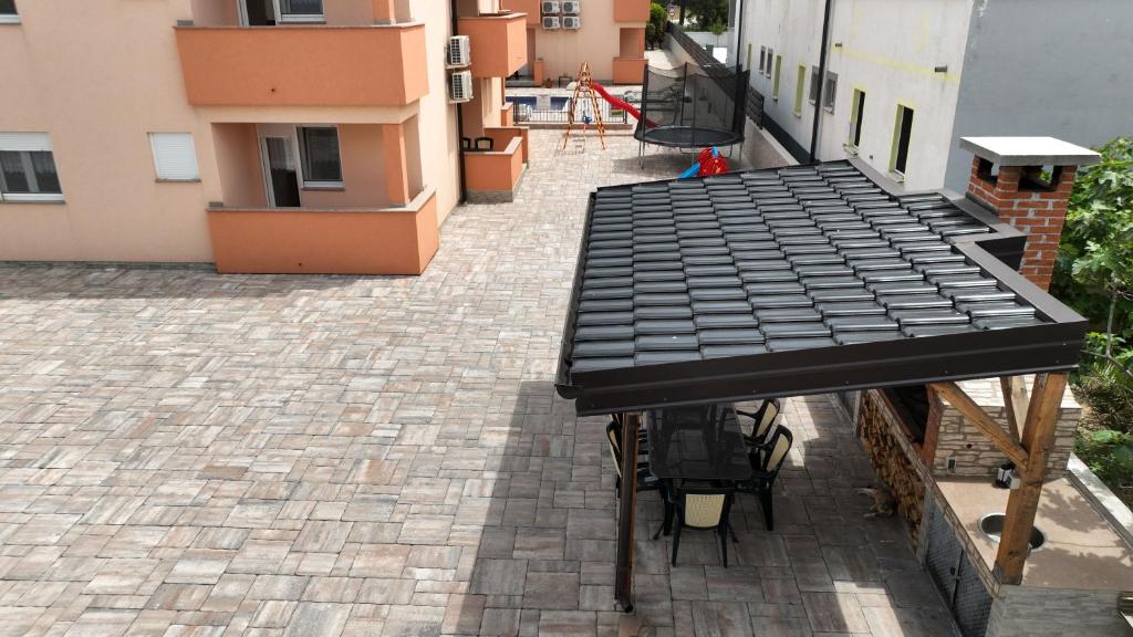 Balkón alebo terasa v ubytovaní Apartments Villa Lucky