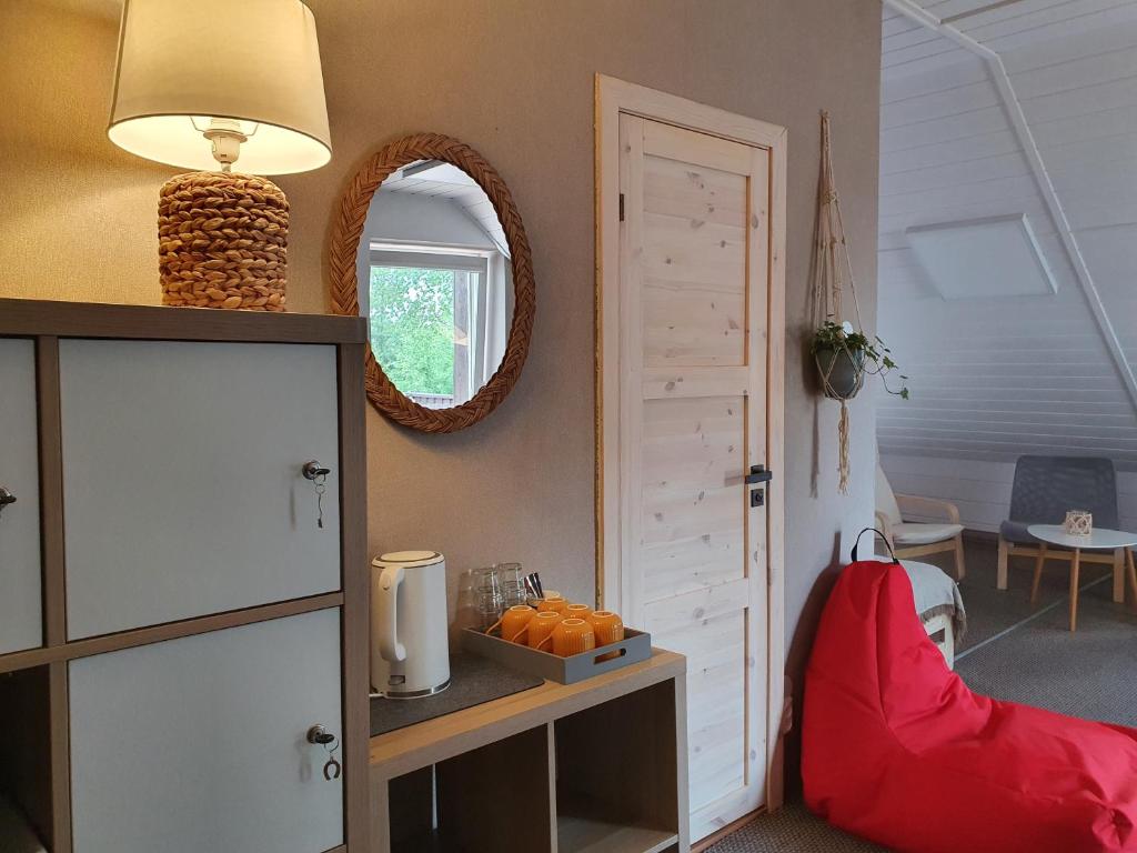 Posezení v ubytování Surf Inn