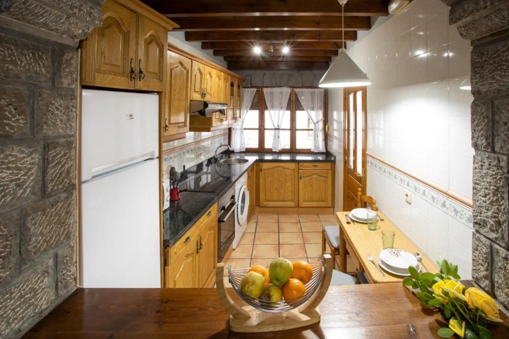 Kuchyň nebo kuchyňský kout v ubytování La Casina del Collau