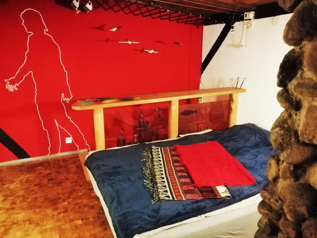 Posteľ alebo postele v izbe v ubytovaní Art Apartament Puszczykowo