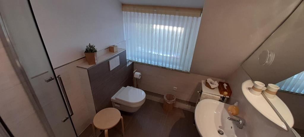 Koupelna v ubytování Ferienwohnung Rita