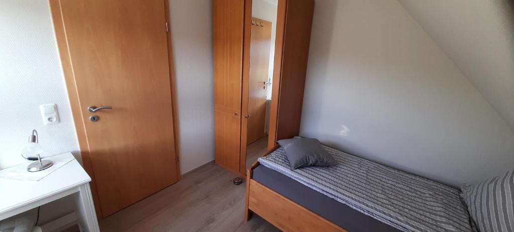 Postel nebo postele na pokoji v ubytování Ferienwohnung Rita