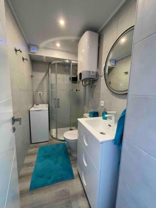 Kúpeľňa v ubytovaní Ferienwohnung Miramar V
