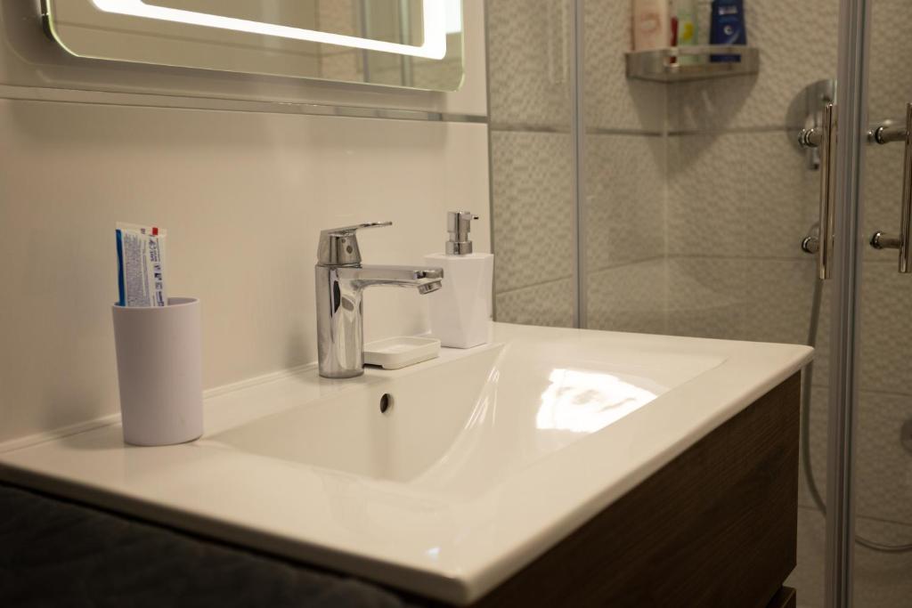 Kúpeľňa v ubytovaní Apartman Citromelo