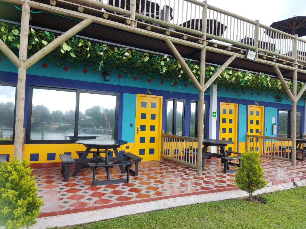 Balkón nebo terasa v ubytování Hotel Aguas Abiertas