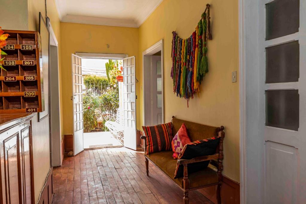 Posezení v ubytování Eco Inn