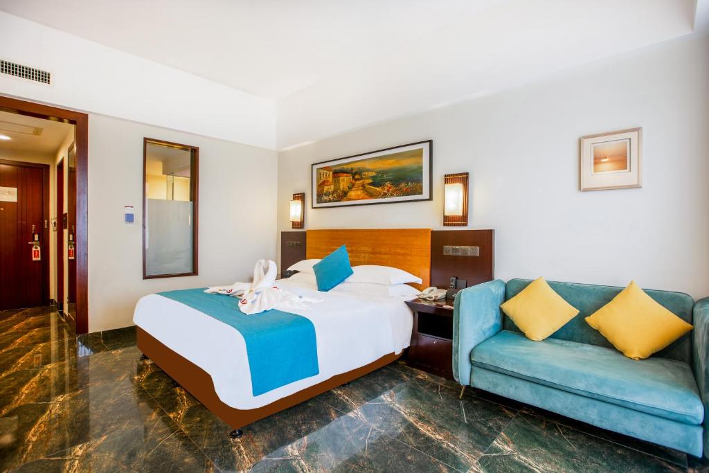Shengyi Holiday Villa Hotel - Deluxe Double Room With Side Sea View